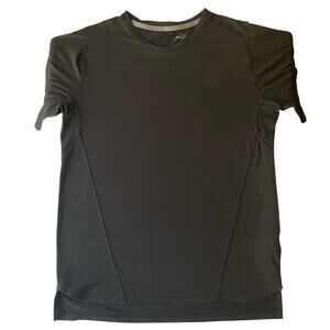 PUMA Women T-shirt size M US Black Short Sleeve CloudSpun Casual Workout Active